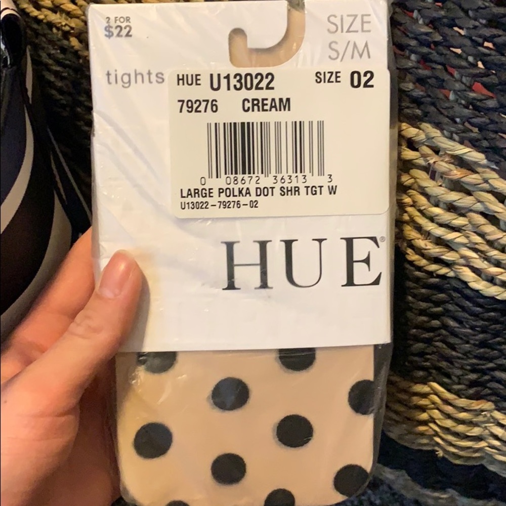 3/$20 NWT Hue polka dot tights